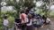 Gopalganj Car crashes into tree villagers make off with liquor bottles before police arrive