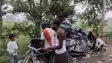 Gopalganj Car crashes into tree villagers make off with liquor bottles before police arrive