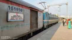 Crowd at Saharsa Railway Station waiting for Mumbai bound train.
