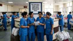 Bihar Health Department official notice for nurse transfers.