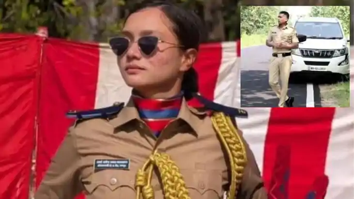 Blood stains on the khaki uniform