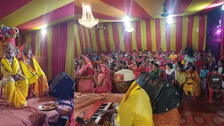 Bihar News : मुजफ्फरपुर के कुढ़नी में रामनवमी पर दिखा भक्ति 