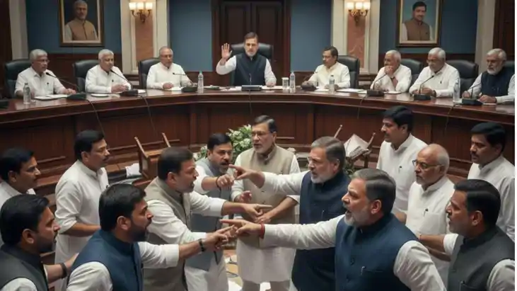 बिहार में हार पर कांग्रेस की समीक्षा बैठक में हंगामा, नोकझों