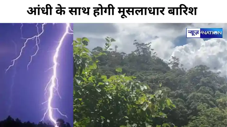 Bihar weather: बिहार में हो रही है झमाझम बारिश, मौसम विभाग न