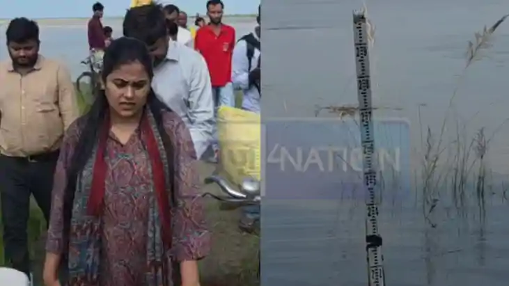 Gopalganj flood alert SDM Prerna Singh visited