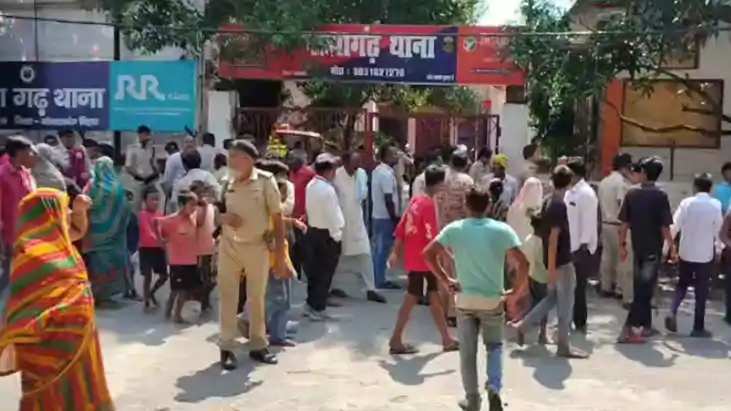 Gopalganj police station protest