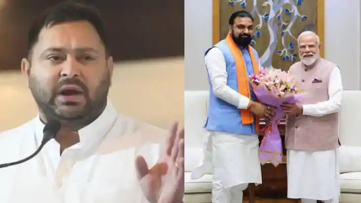 मारब सिक्सर के 6 गोली छाती में...तेजस्वी ने बड़े अधिकारी के म