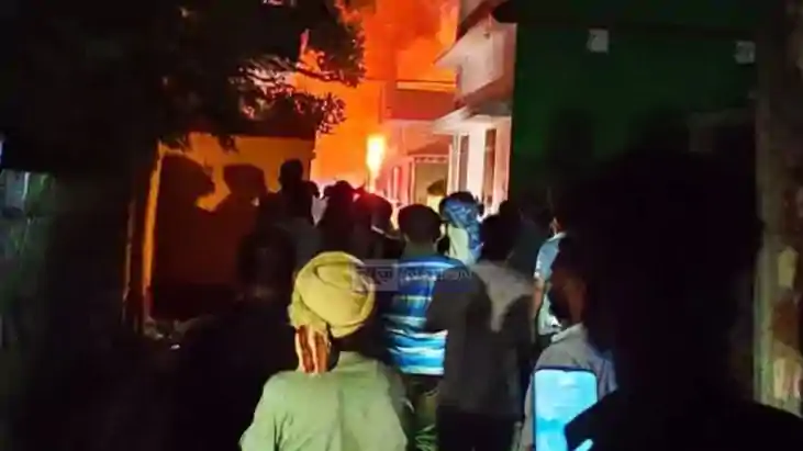 Cylinder Blast Destroys 