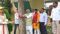 Minister Shravan Kumar Ties Rakhi to Tree Vows to Save Greenery
