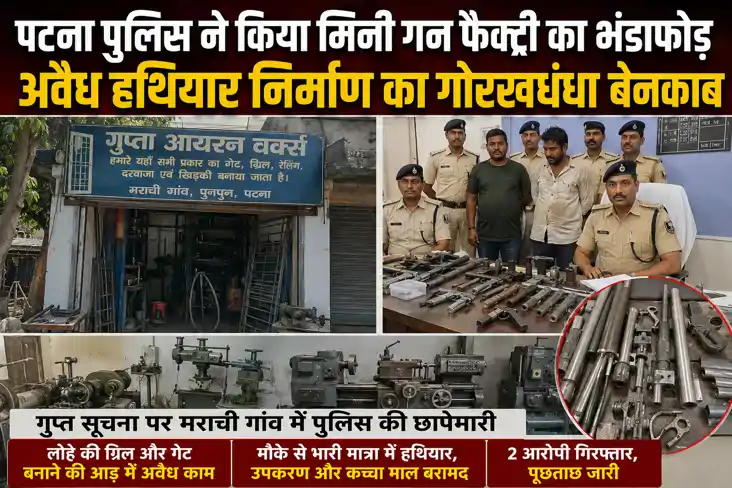 patna punpun mini gun factory busted