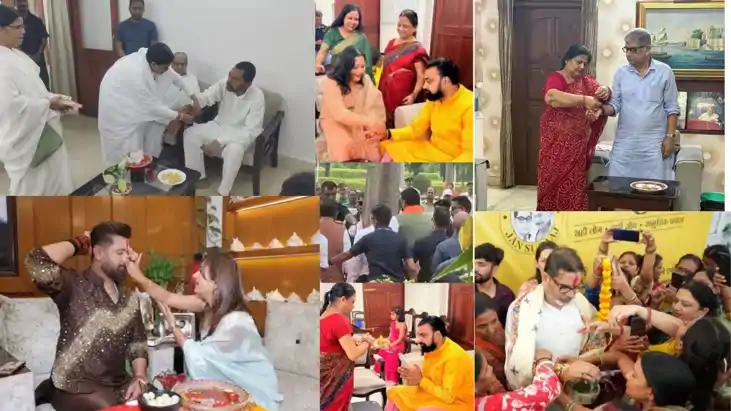 Bihar CM Samrat Ties Rakhi to Tree Vows to Protect Environme