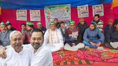 JDU leaders go on hunger strike