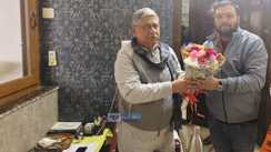 JDU leader Abhishek Raj met Union Minister Lalan Singh