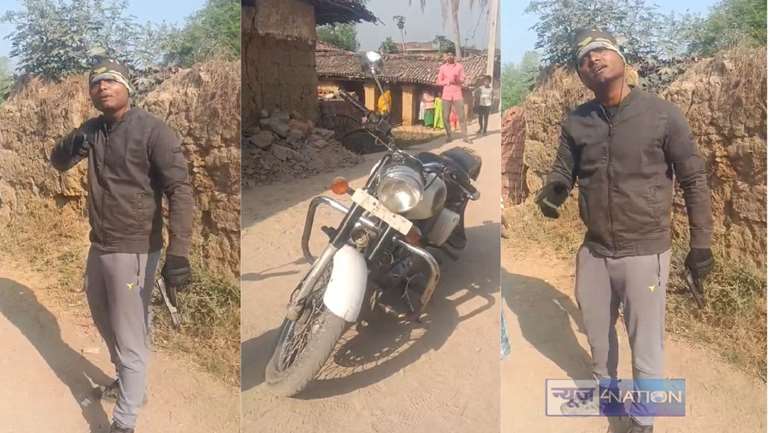 BIHAR POLICE NEWS - गुंडे के भेष में पुलिस, एसआई ने ग्रामीणों को पिस्टल से डराया, सोशल मीडिया पर वीडियो वायरल