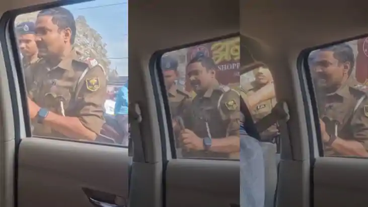 Darbhanga Abusive Bihar Cop Caught on Video Hurling Slurs Be