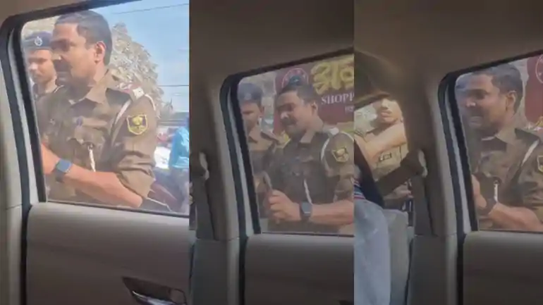 Darbhanga Abusive Bihar Cop Caught on Video Hurling Slurs Before Woman