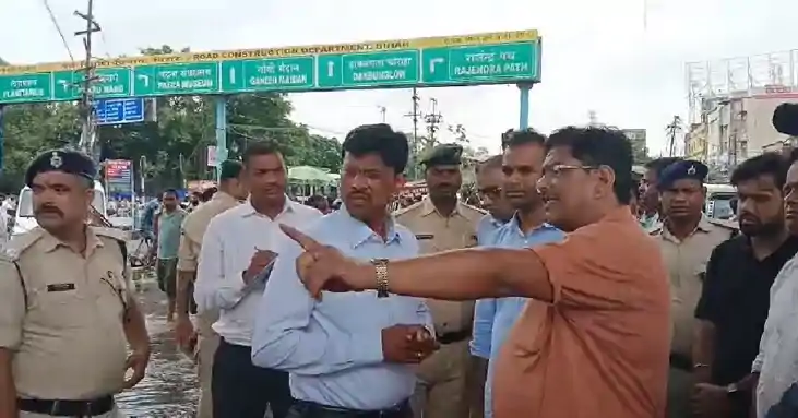 Patna Dranage system - पटना में बारिश से भारी जलजमाव के बाद 