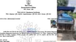 Tractor Residence Certificate