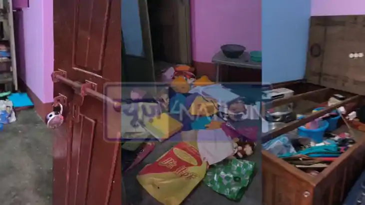 theft bikram locked house 