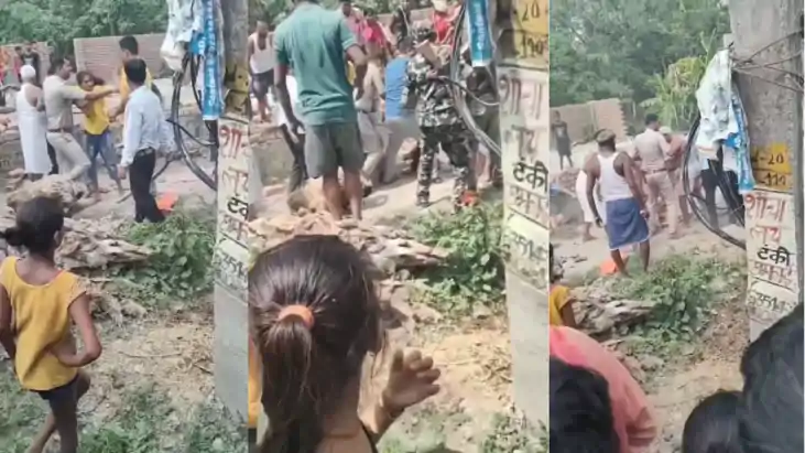 Bihar News : मुजफ्फरपुर में पुलिस के सामने दो पक्षों में हुई Bihar News : मुजफ्फरपुर में पुलिस के सामने दो पक्षों में हुई