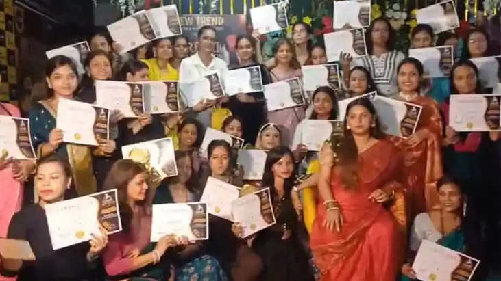 Over 100 artists won hearts at the bridal makeup competition