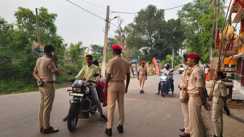 Police Crack Down Intensive Vehicle Checks Launched in Bikram