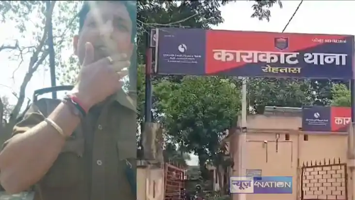 Sasaram police - अवैध बालू लदे ट्रकों और ट्रैक्टर चालकों से 