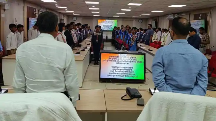 150 years of Vande Mataram Mass singing in presence of saran