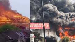  fire broke out  at Mahayagna 