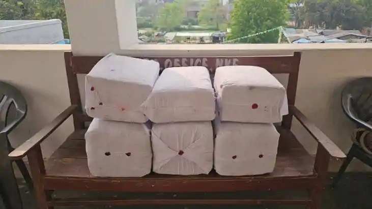 Bettiah Police Bust Huge Ganja Seized