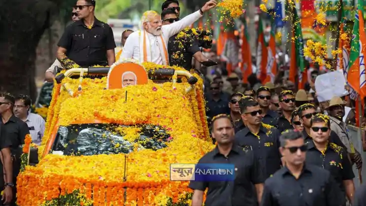 PM Modi Road Show PM Modi Road Show