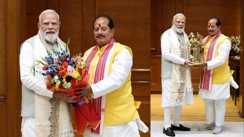 Vijay Sinha met PM Narendra Modi 