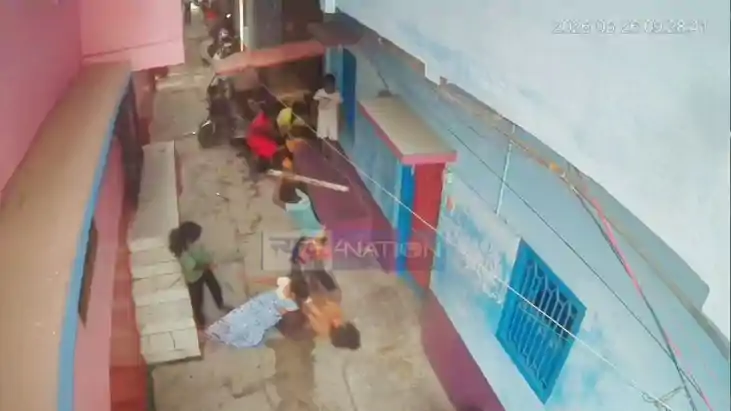 Nalanda Violent clash between brothers women and child attac