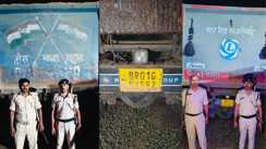 patna ranitalab illegal sand mining raid three trucks seized