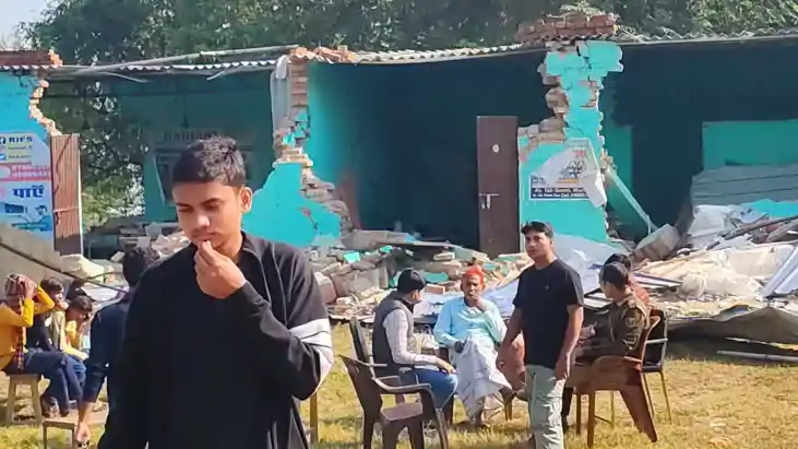 भू-माफियाओं का तांडव 