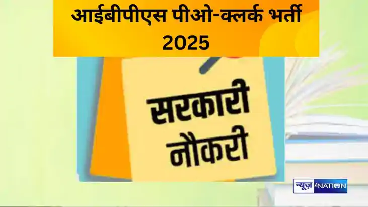 IBPS PO Clerk Recruitment 2025