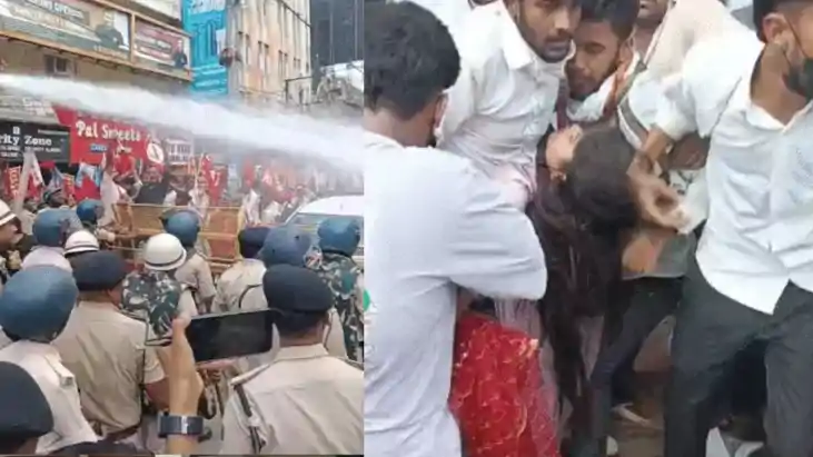 Patna Protest Turns Tense 