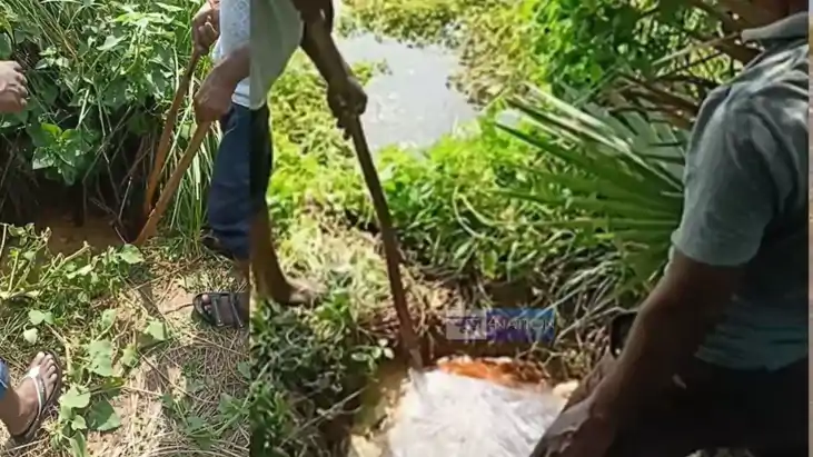 Nawada Police Destroy Illegal Liquor