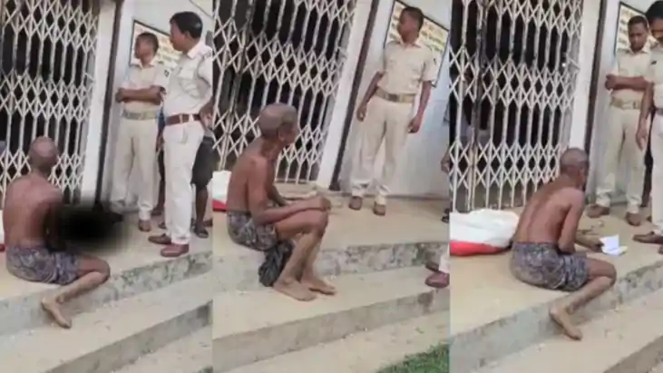 Viral Video : बहन का कंकाल लेकर बैंक पहुँचनेवाले शख्स को कर्