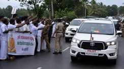 Blocking CM Satheesans convoy