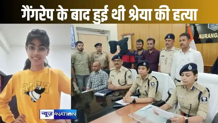 औरंगाबाद के चर्चित नाबालिग श्रेया हत्याकांड का पुलिस ने किया