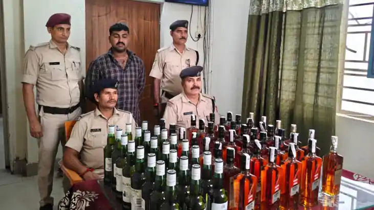 सप्तक्रांति एक्सप्रेस फिर बरामद हुआ भारी मात्रा में विदेश शर