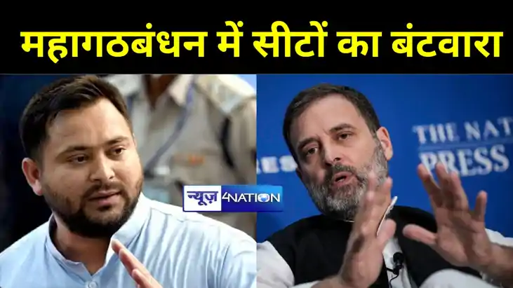 महागठबंधन में लोकसभा सीटों का हुआ बंटवारा, राजद ने किया 26 स महागठबंधन में लोकसभा सीटों का हुआ बंटवारा, राजद ने किया 26 स