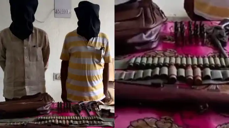 Bihar News : पटना में पैक्स अध्यक्ष के घर मिला हथियारों का ज