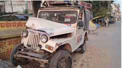 Speeding Truck Hits Police Jeep 3 Officers Injured