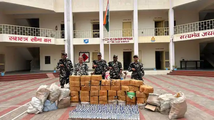 सुपौल में SSB की बड़ी कार्रवाई: कोसी नदी के रास्ते तस्करी की