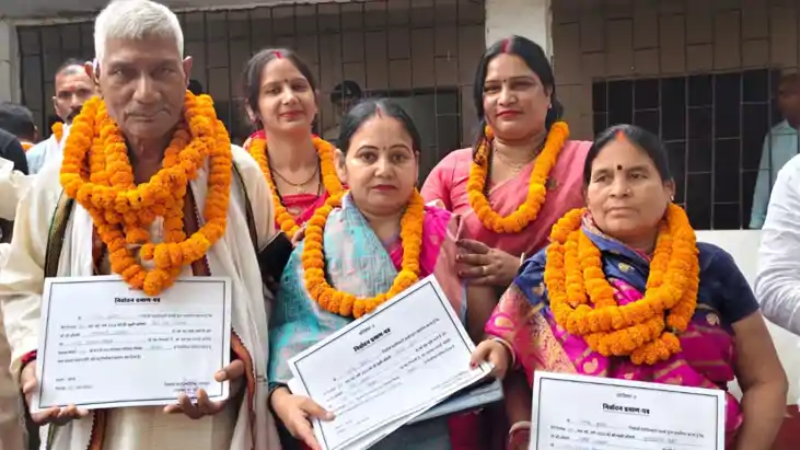 bikram nagar panchayat sashakt committee election result