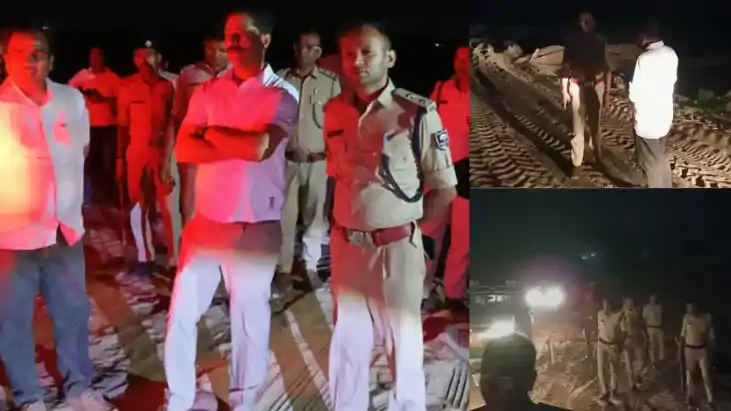 pant ranitalab illegal sand mining raid