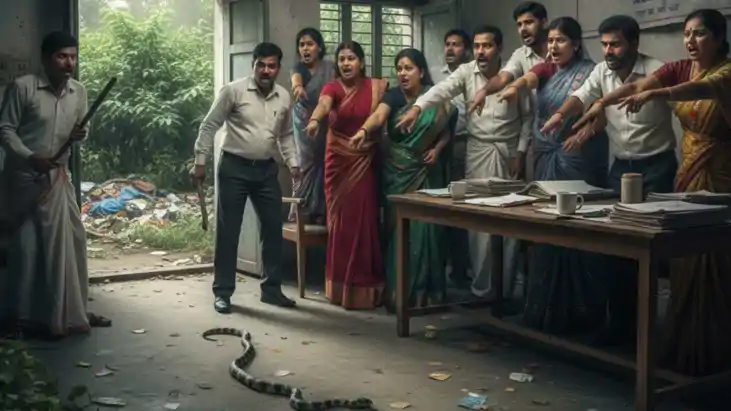 हेल्थ मीटिंग में आया 'ज़हरीला गेस्ट'! पटना में अधिकारियों की हेल्थ मीटिंग में आया 'ज़हरीला गेस्ट'! पटना में अधिकारियों की