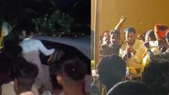 Bihar politics - लालू यादव के बड़े बेटे तेज प्रताप यादव का भारी विरोध. RJD समर्थकों ने खदेड़ा, काफिले पर पत्थरबाजी की , जमकर लगाए तेजस्वी यादव जिंदाबाद के नारे